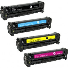 Hp 312a Mavi Toner Dolumu -  Hp Cf381a Muadil Toner
